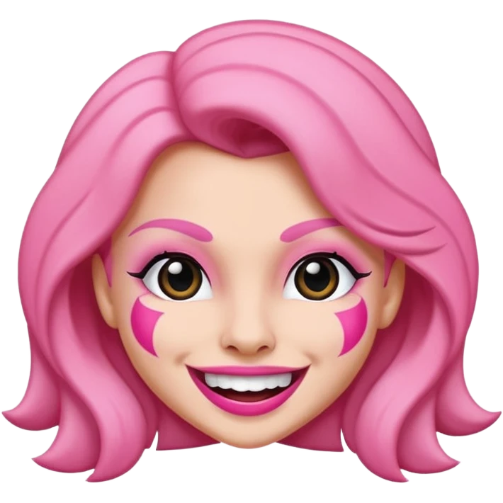 la pantera rosa de la caricatura emoji