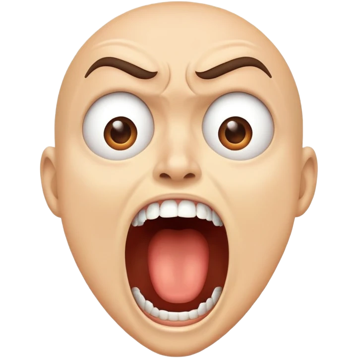 screaming emoji
