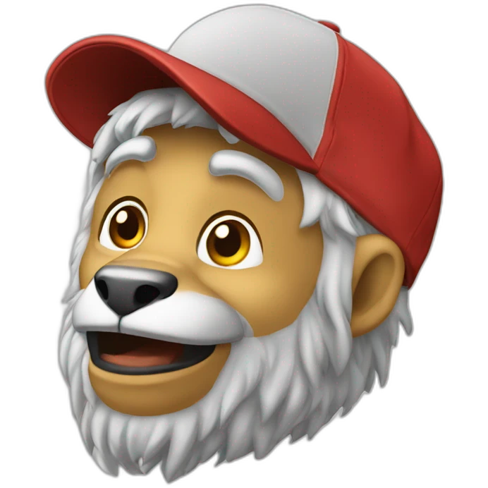 Singe avec une casquette  emoji