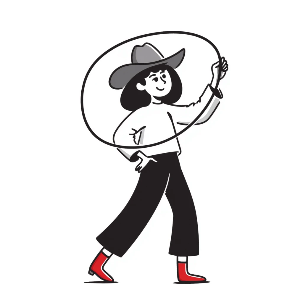 cowgirl with red boots emoji