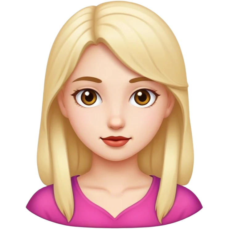 realistic portrait of girl emoji