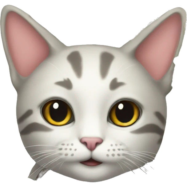 Cat with flowers emoji
