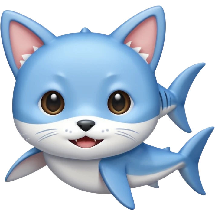 mofusand shark cat emoji