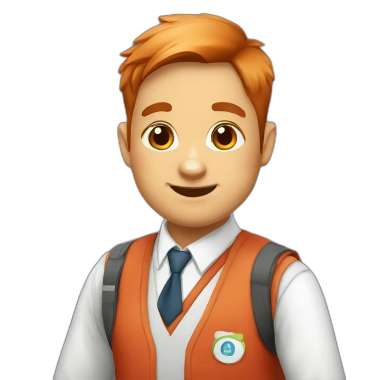 Red panda teacher emoji