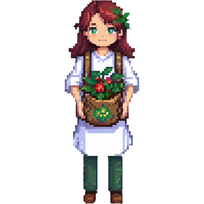 Healer with herbs bag emoji