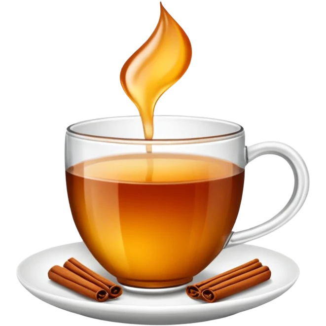 İnce belli çay barfağında çay emoji