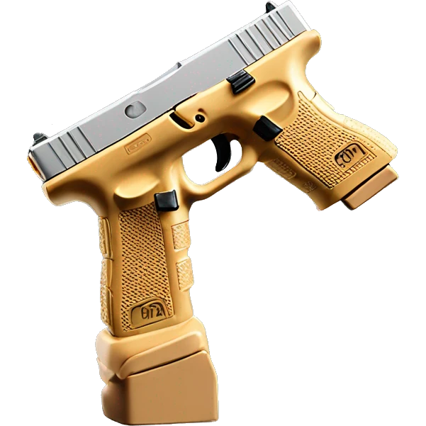 Very realistic toy Glock 19x emoji