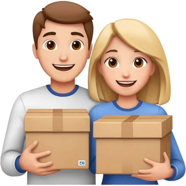A couple moving in together emoji