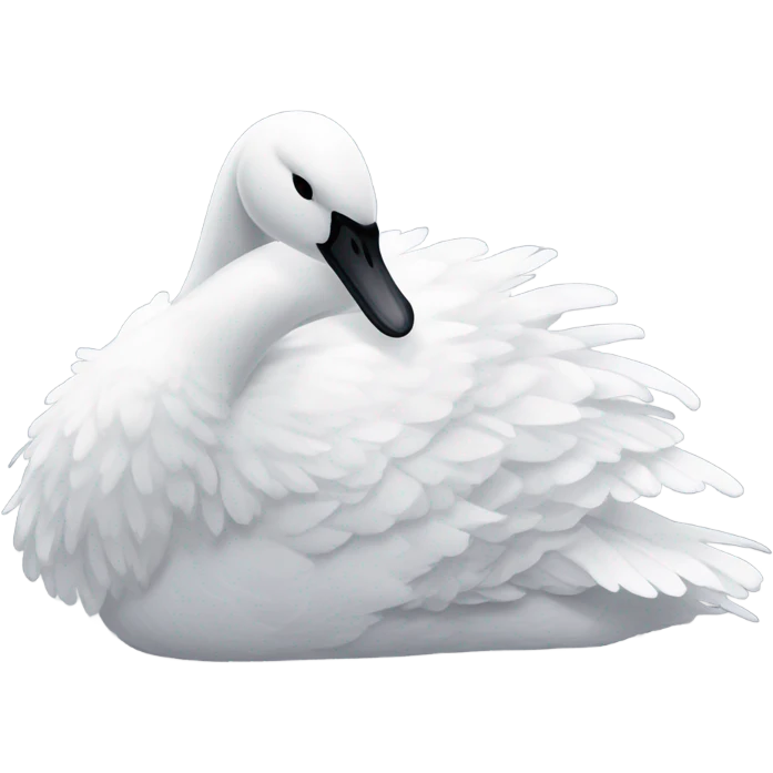 Dead swan  emoji