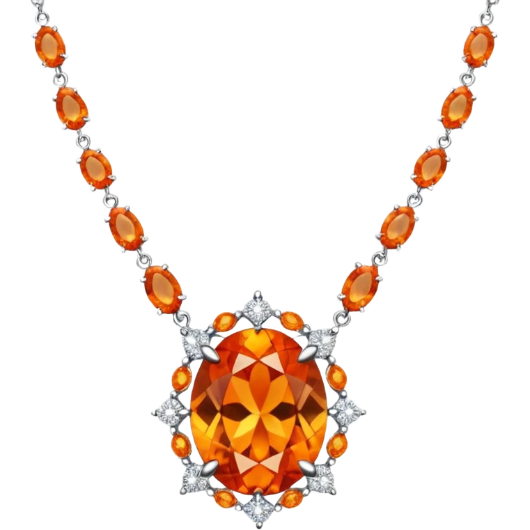fantasy-magic-orange-necklace-diamonds emoji