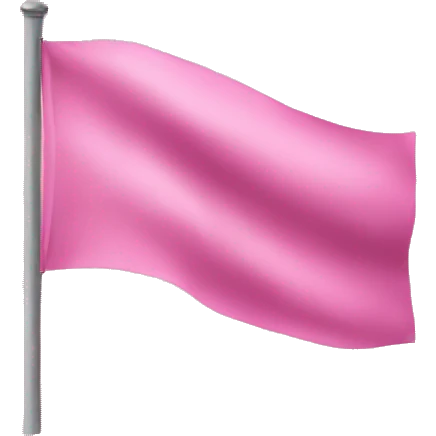 Pink flag emoji