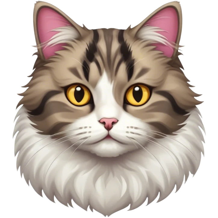 Cat with m emoji
