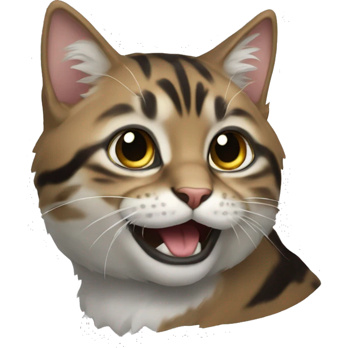 Кошка в халате emoji