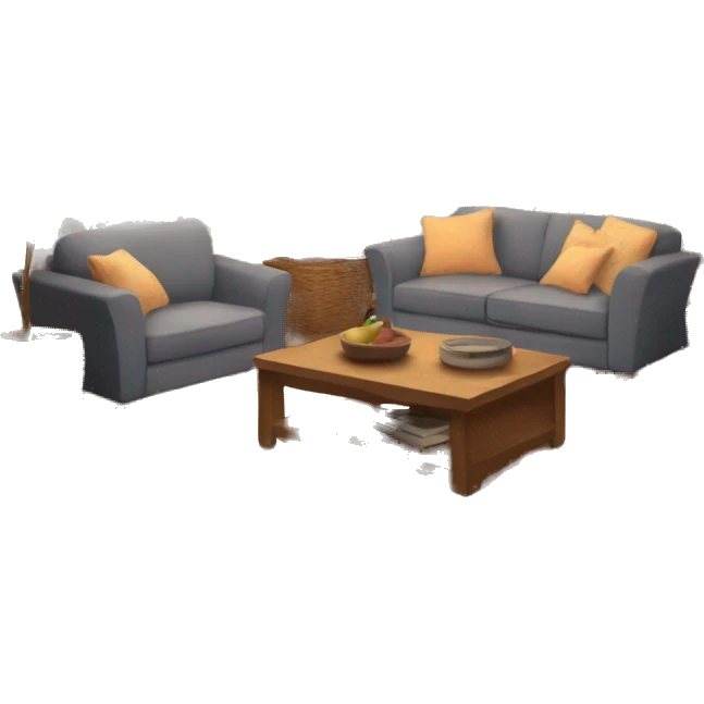 cozy living room vibes emoji