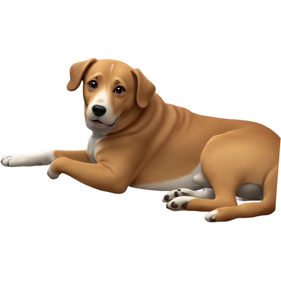 realistic dog by the window emoji