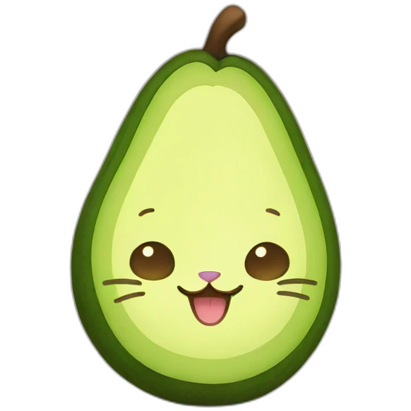 avocado cat emoji