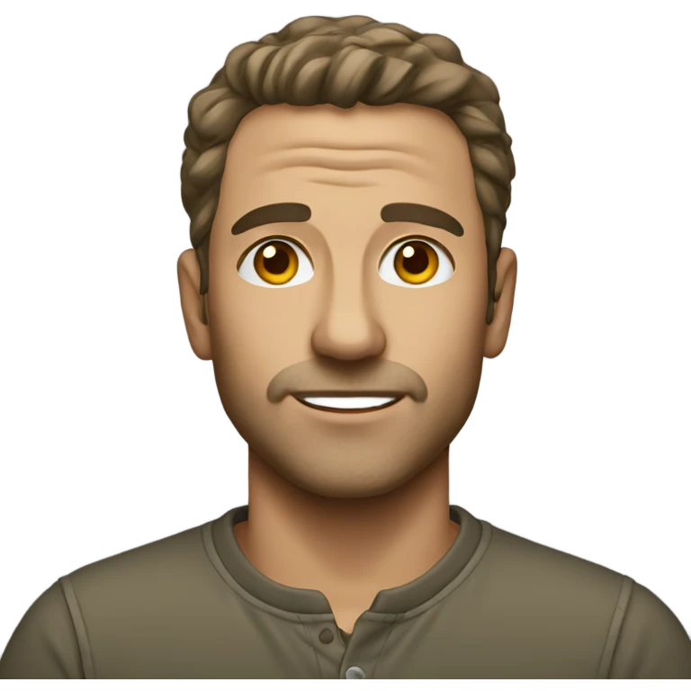casual portrait of a man emoji