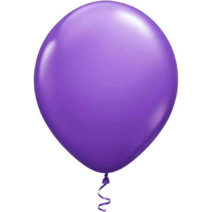purple balloon  emoji