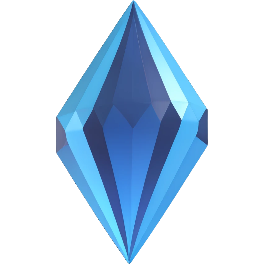 plumbob tall diamond shape emoji
