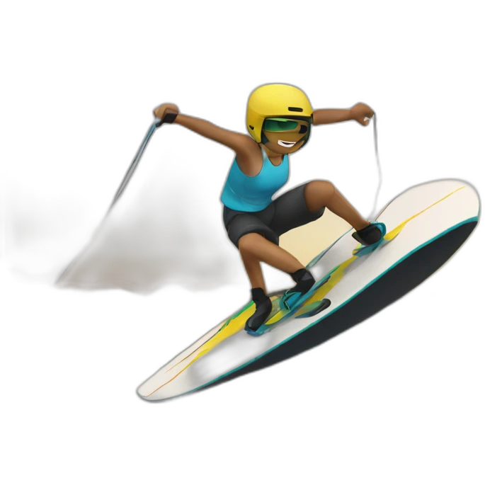 wakeboarding emoji