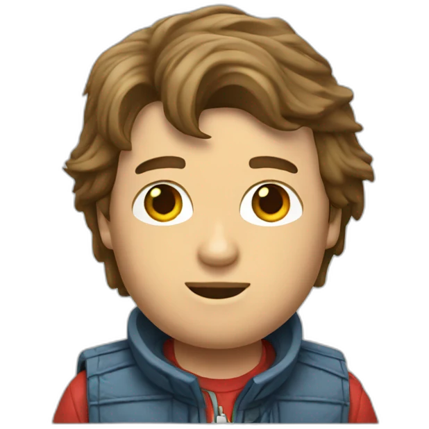 Marty mcfly emoji
