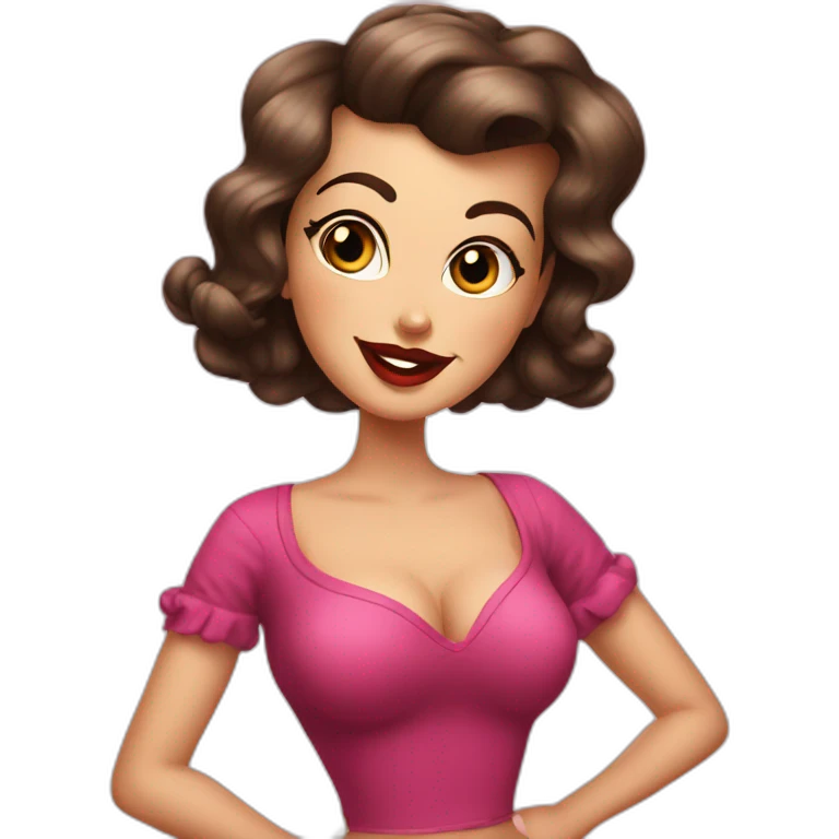 pinup woman emoji