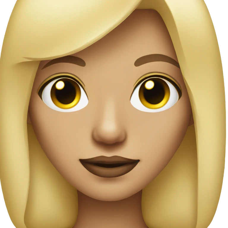 Blonde qirl with nostrill piercing and square sunglasses emoji