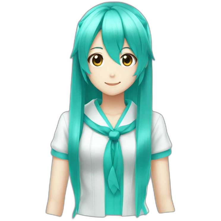 Hatsune miku rousse emoji
