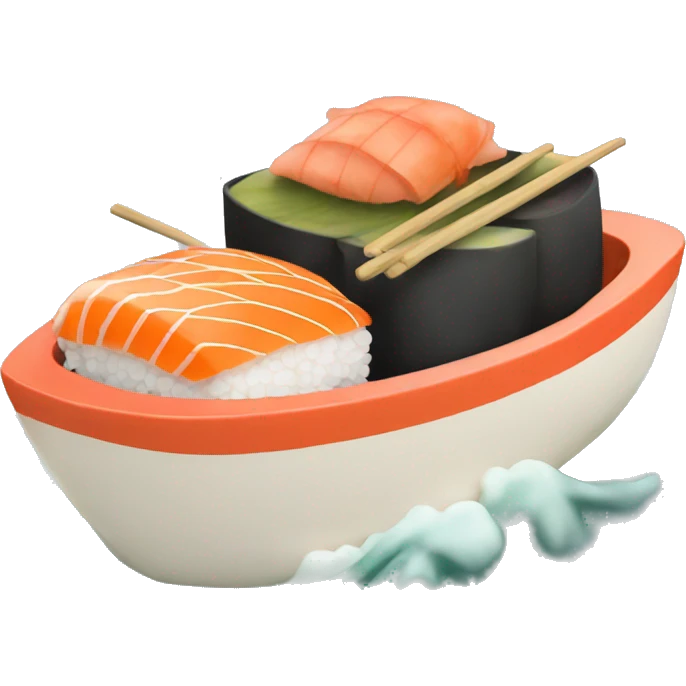 sushi boat emoji