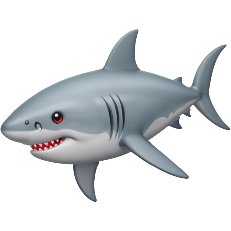 Tiburón con ojos de corazón emoji