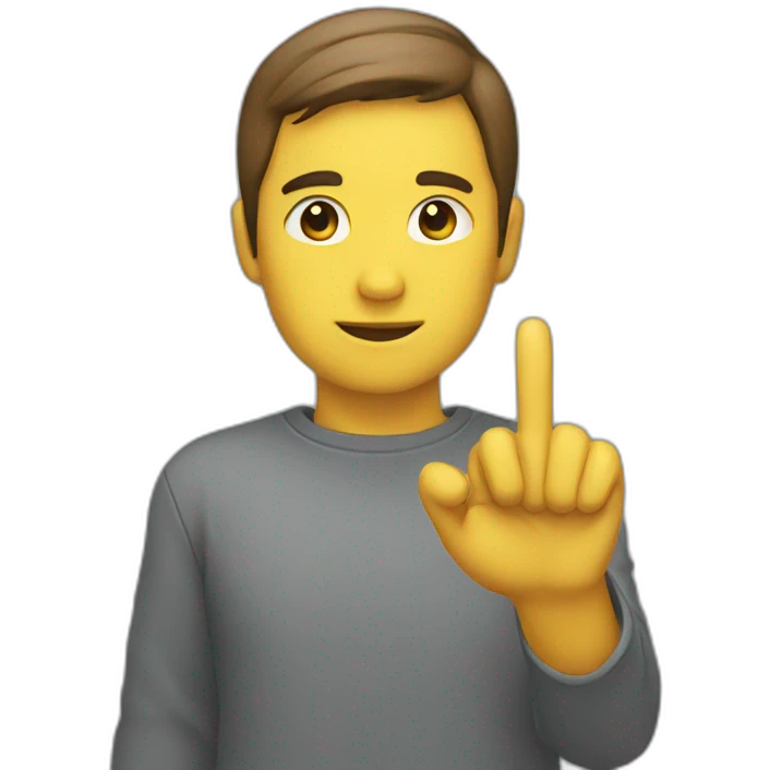 wait gesture emoji