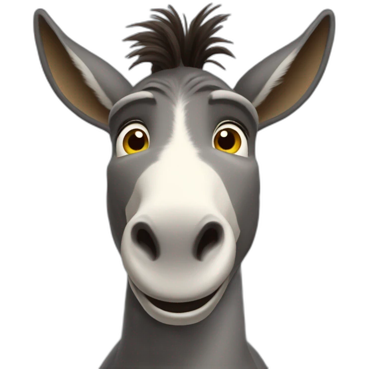 Donkey from shrek emoji