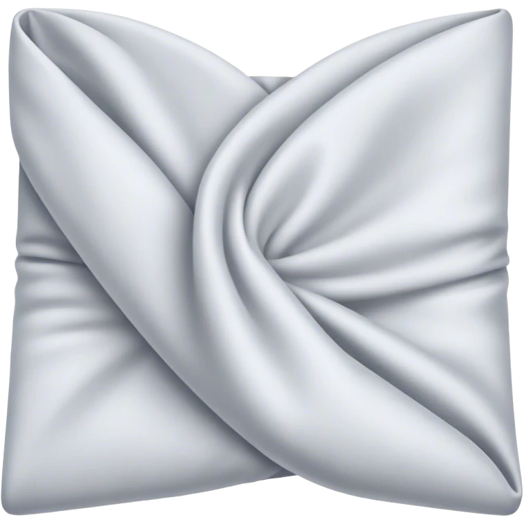 A simple piece of fabric, soft and smooth, folded or hanging, symbolizing versatility and everyday use emoji