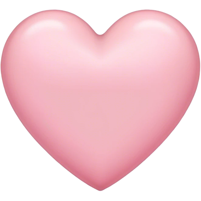 light pink heart  emoji