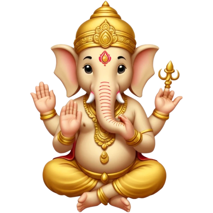 a ganesh sticker classic emoji