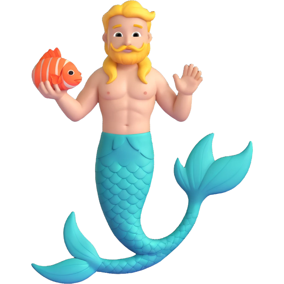 🧜🏻‍♂️ emoji