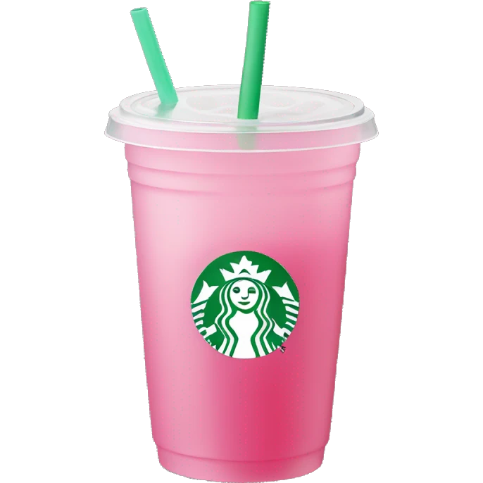 pink drink starbucks refresher  emoji