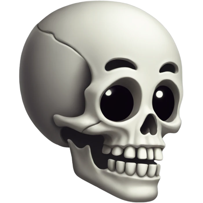 Spooky skeleton  emoji