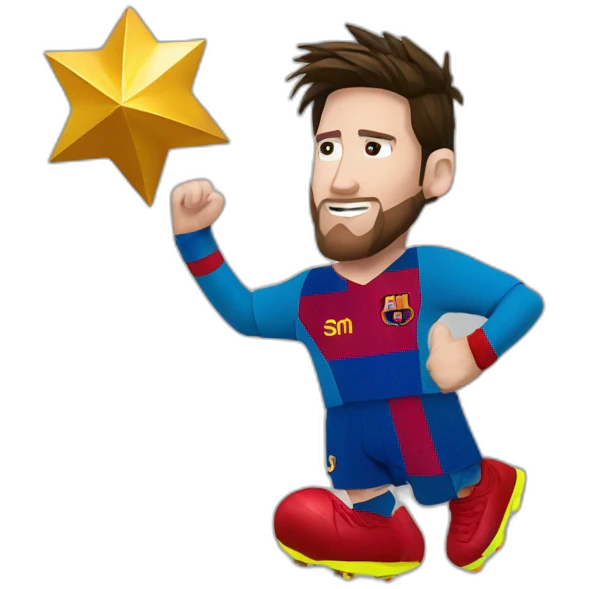 Messi navidad emoji