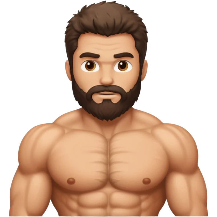 Hairy man butt emoji