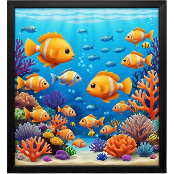 the first one with fishes emoji