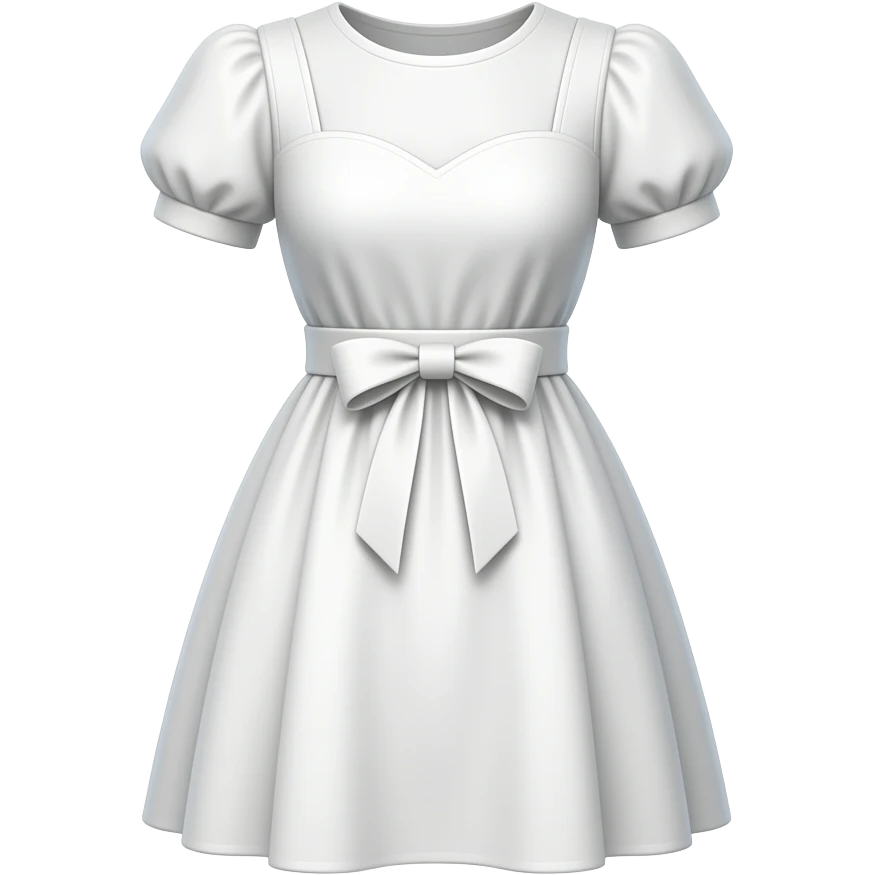 White dress emoji