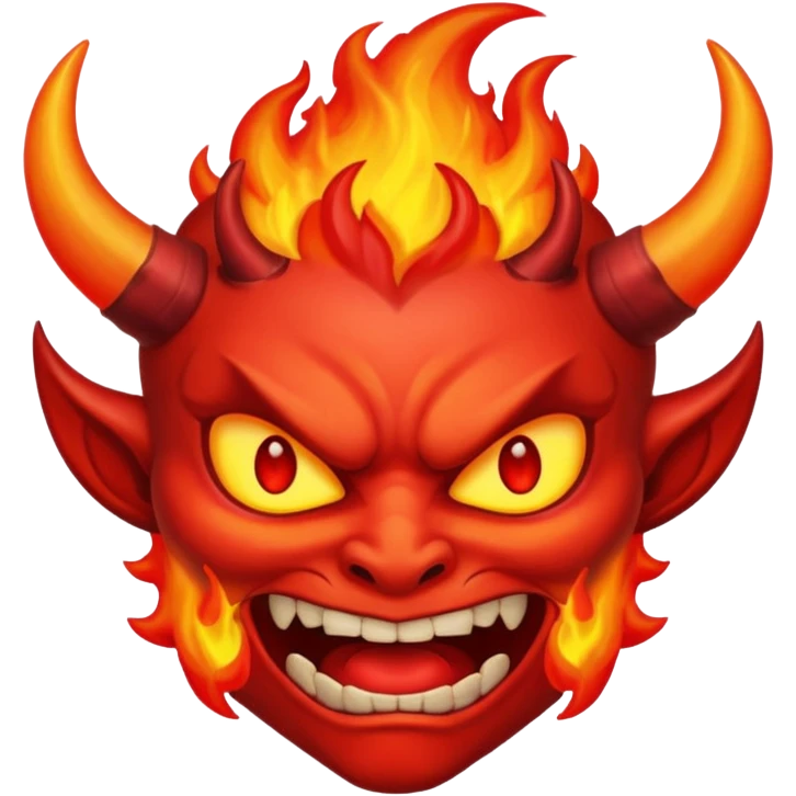 Démon d éclair emoji