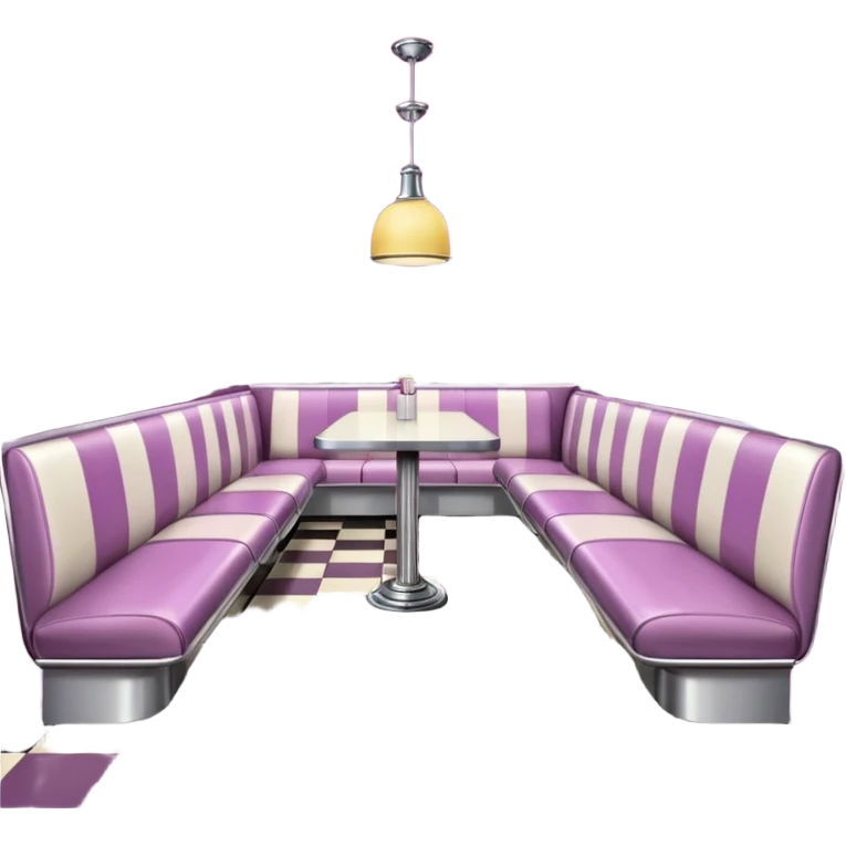Mauve retro diner emoji