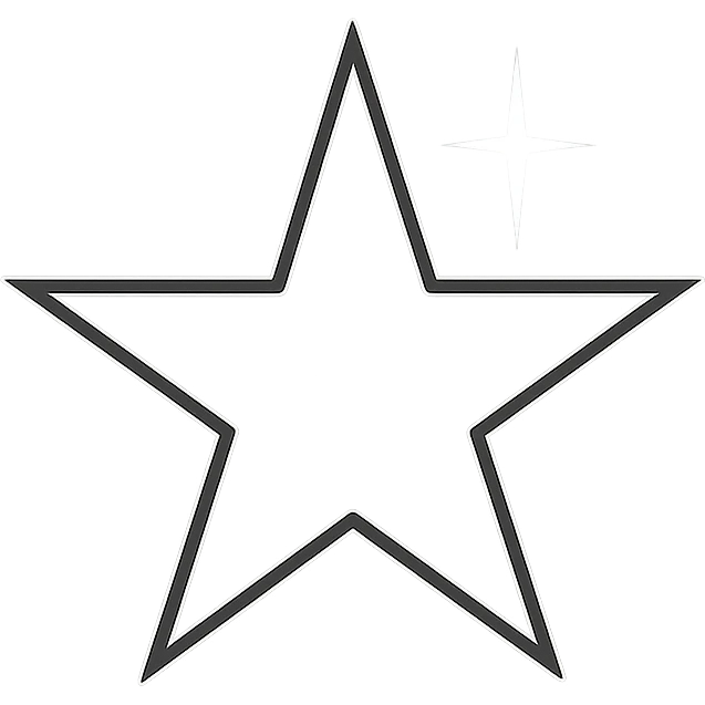 tiny shiny star, elegant and modern emoji