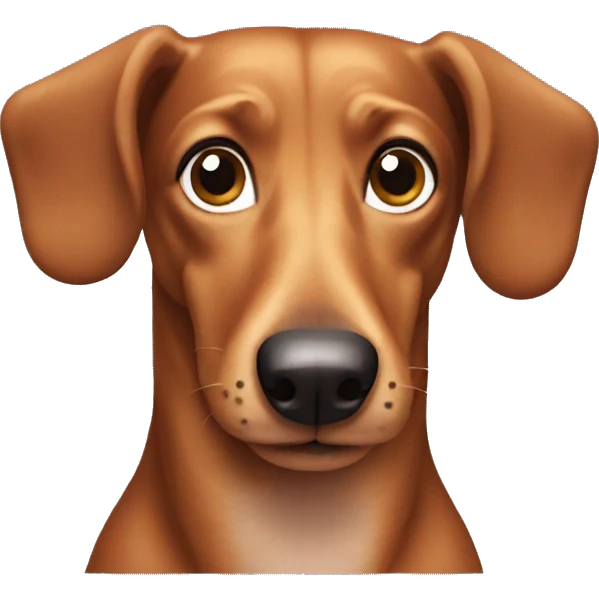 Wiener dog emoji