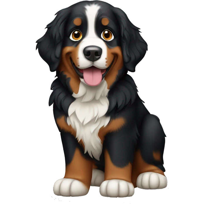 Bernese mountain dog  emoji