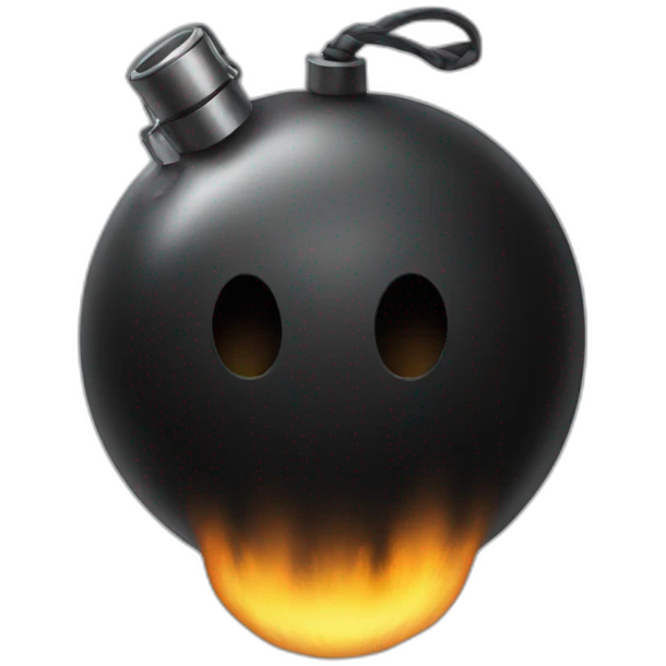 black bomb emoji