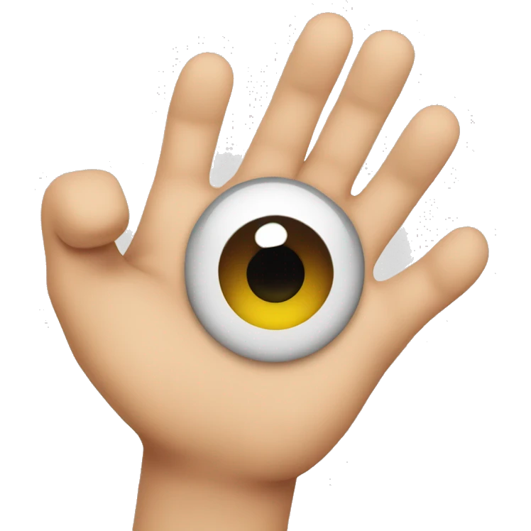 rolling eyes emoji with open hand emoji emoji
