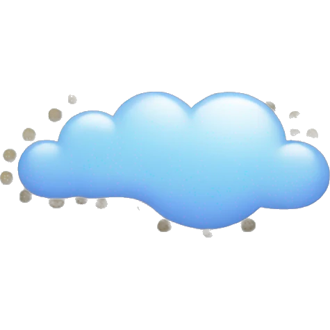 dot cloud emoji